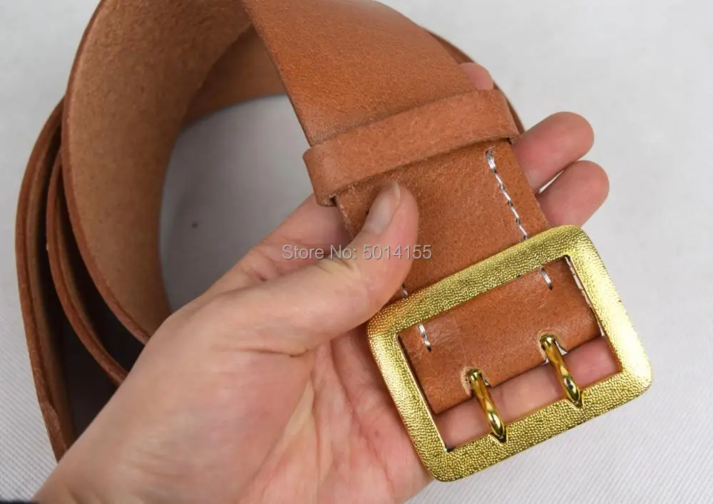 Реплика немецкого винтажного офицера Второй мировой войны коричневый ремень