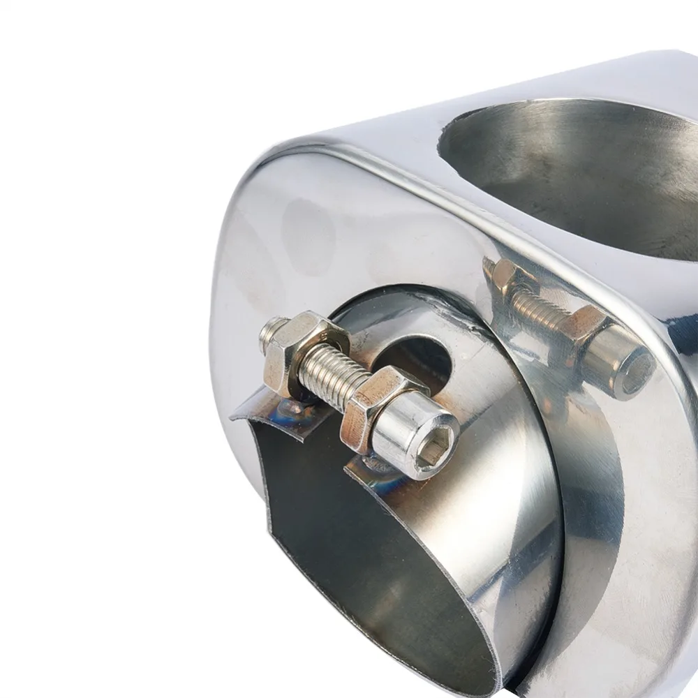 Стайлинг выхлоп глушитель из нержавеющей стали выхлопная труба Серебряная