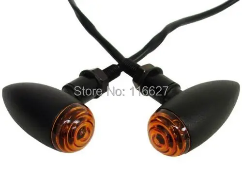 

Freeshipping BLACK Bullet Mini TURN SIGNAL LIGHT for Kawasaki VN Vulcan Cruiser Custom