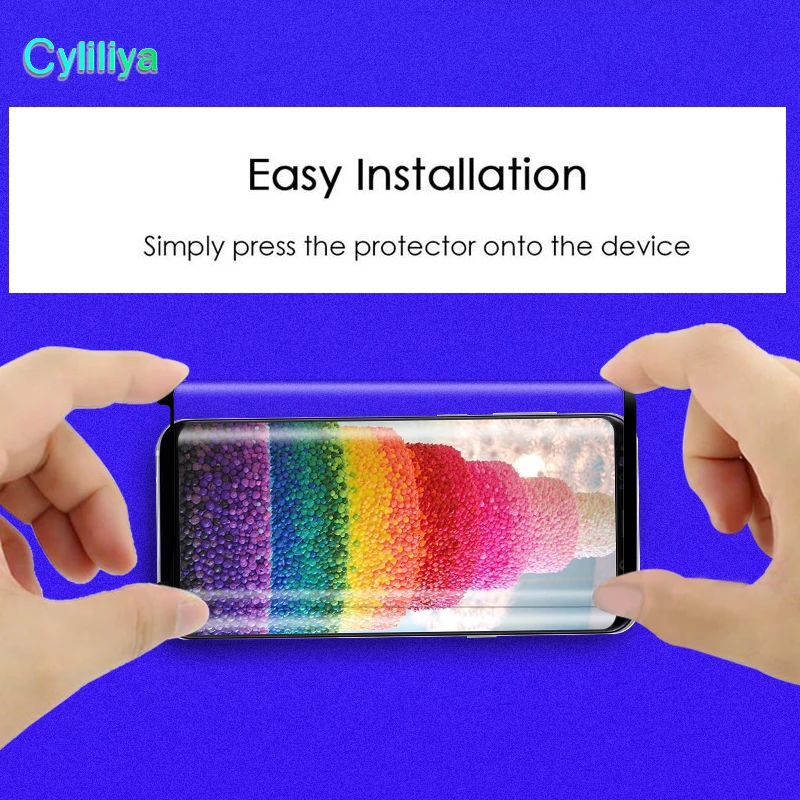 1 шт. закаленное стекло для защиты экрана Samsung Galaxy S9 S8 Plus 3D изогнутая пленка