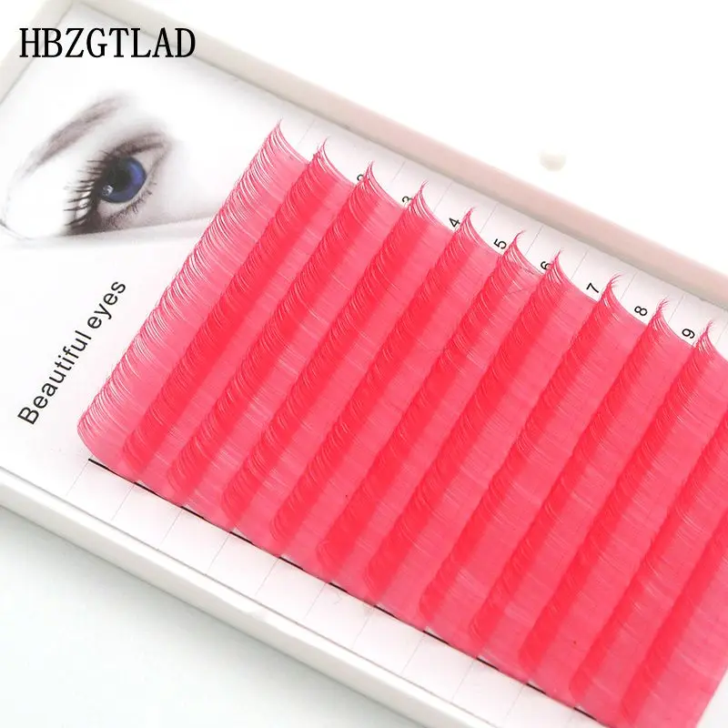 Hbzgtlad C/D curl 0,07/0,1 мм 8/15mm накладные ресницы синий цвет индивидуальный ресниц цветные ресницы искусственная объем и удлинение ресниц