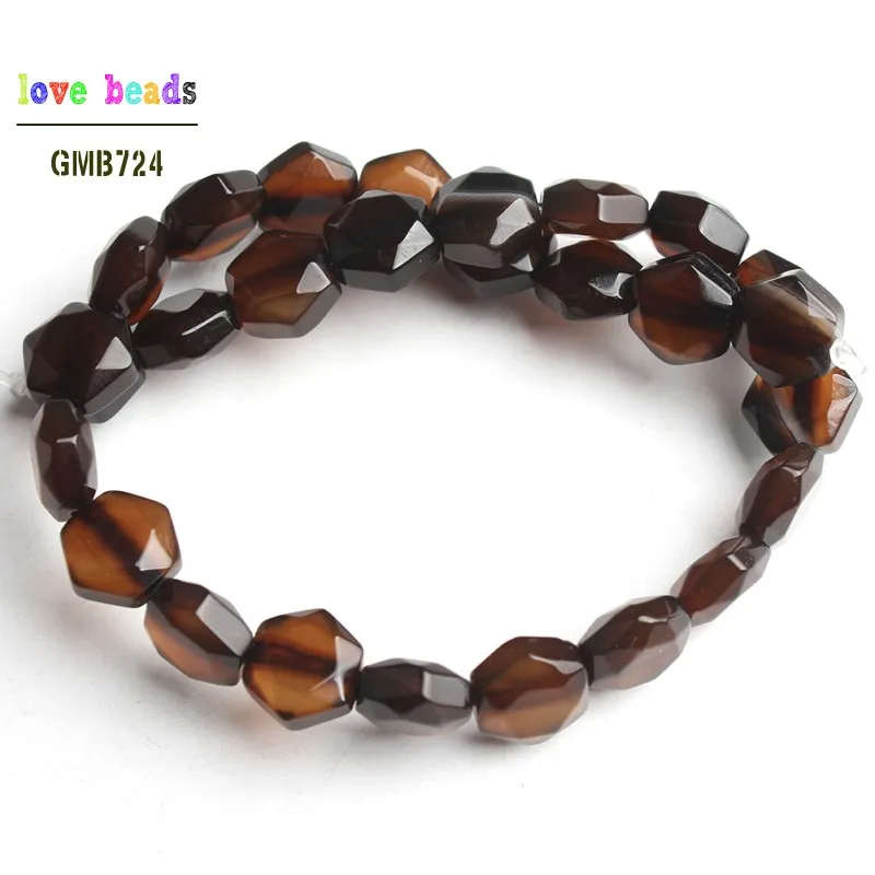coffee agate 8x8 мм натуральный розовый Quartzs индийские Агаты граненый шестигранник каменные бусины для самостоятельного изготовления ювелирных изделий браслет 27 шт. strand - Цвет: coffee agate