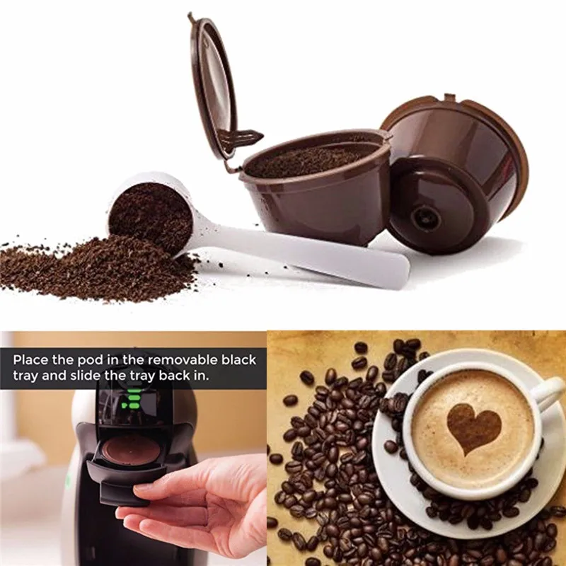 Многоразовая капсула для наполнения кофейного фильтра многоразовая чаша Dolce Gusto