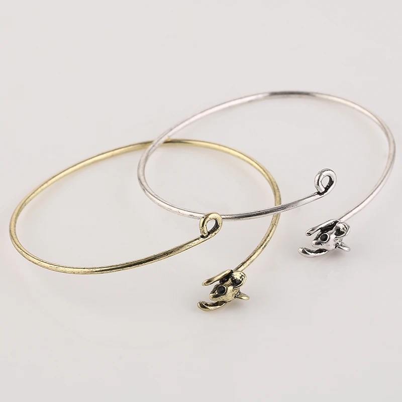 3 шт./лот новые регулируемые браслеты в стиле ретро браслет с милой головкой мыши