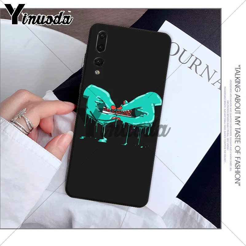 Yinuoda искусство абстракционизма с высоким сорняком чехол для телефона Huawei P10 plus 20