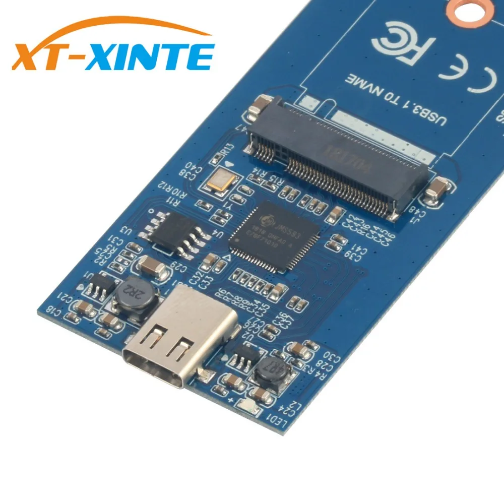 XT XINTE для NVMe PCIE USB3.1 HDD корпус M.2 к USB Type C 3 1 M ключ SSD жесткого диска внешняя Мобильная