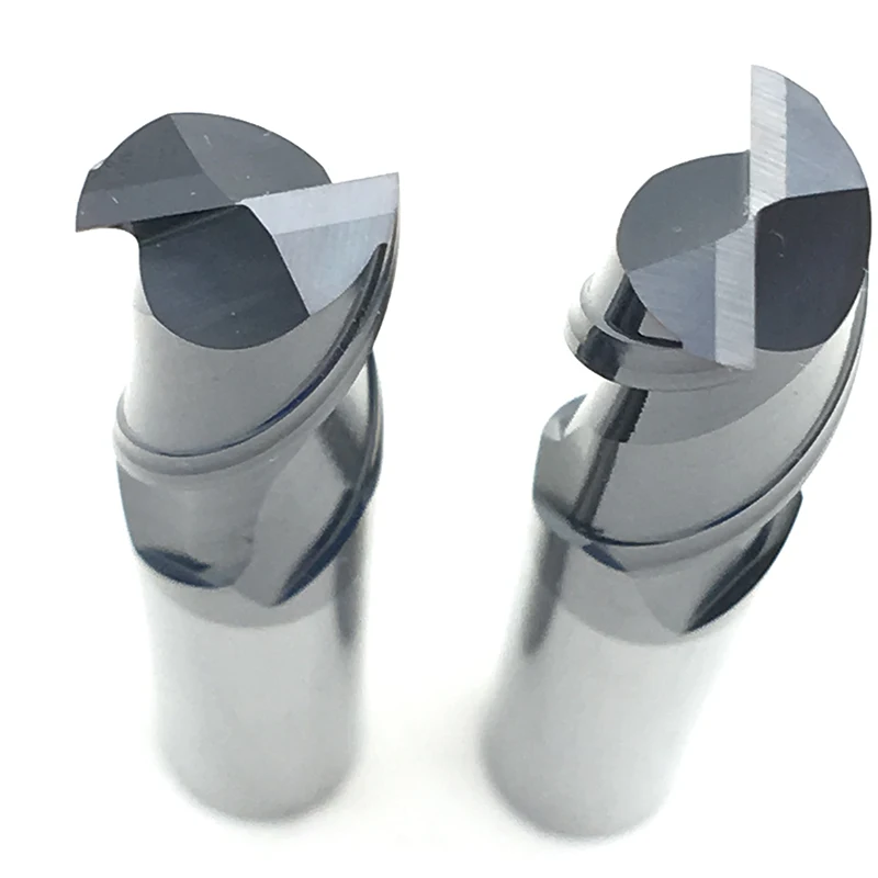 5 шт. Карбидный фрезер 10мм 12мм HRC50 2-х режущий кромочный прямой хвостовик плоский станок для фрезеровки на ЧПУ.