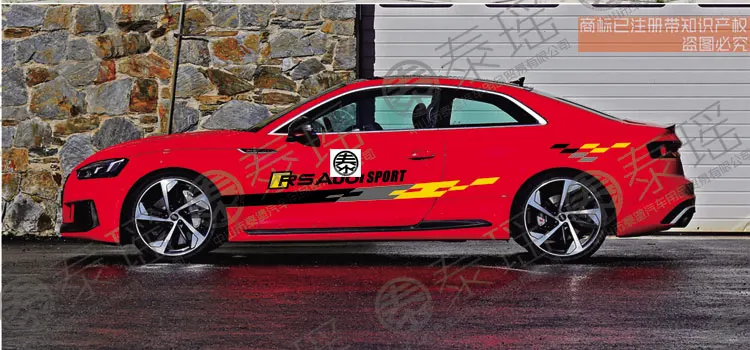 TAIYAO автомобильный стильный спортивный автомобильный стикер для Audi A5 S5 RS5 автомобильные аксессуары и наклейки авто стикер