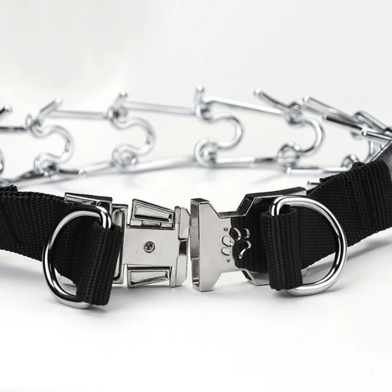 Собачий ошейник для питомцев тренировочная защелка из нержавеющей стали