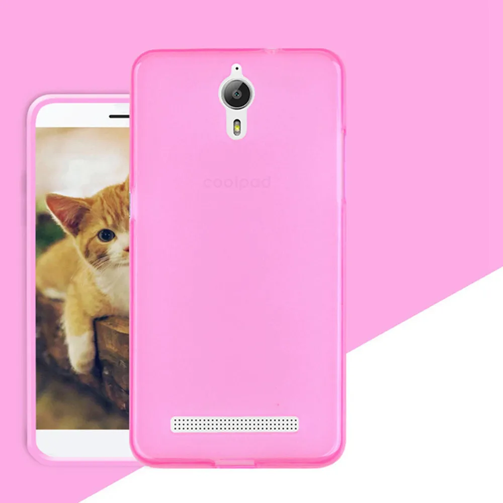 Матовый чехол для мобильного телефона из ТПУ и силикона защитный Coolpad Порто S 8722 5