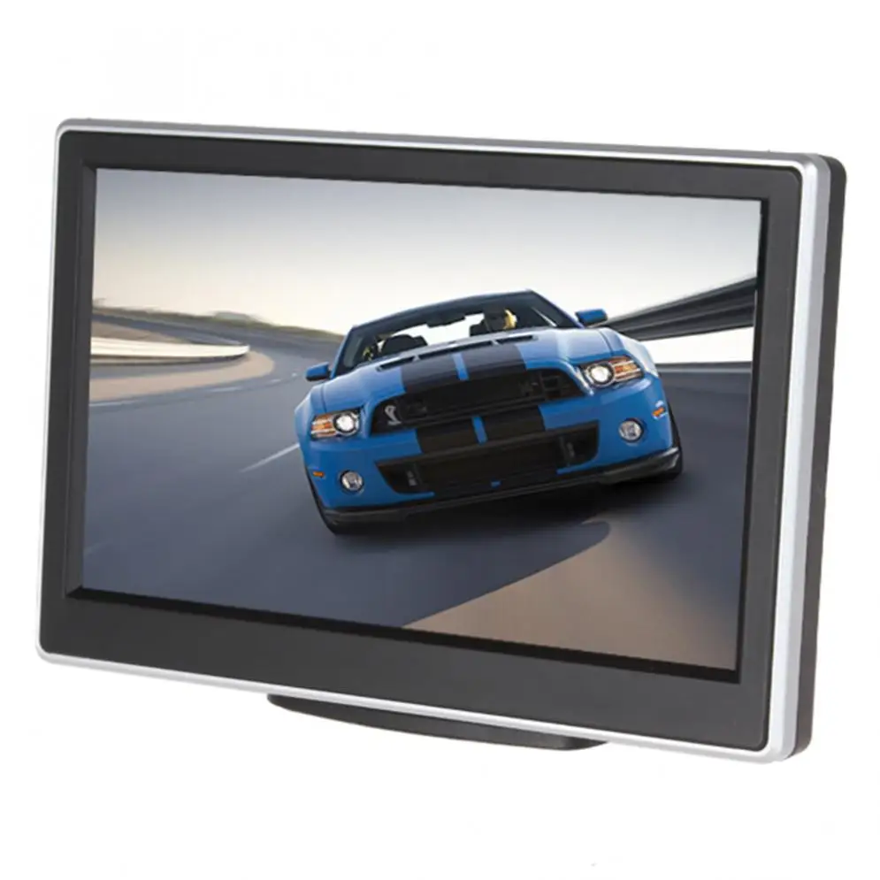 5 дюймов 480x272 разрешение пикселей TFT LCD цветной монитор заднего вида автомобиля + 420