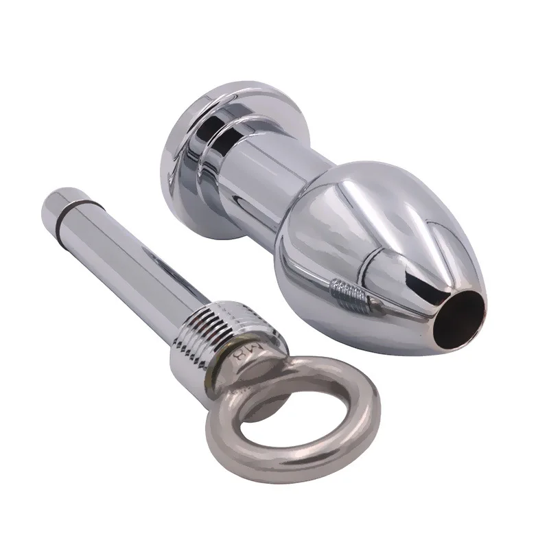 hollow metal Anal Douche butt plug Enema Cleaning anal Shower prostata massage Vaginal wash shower sex toys for couples | Красота и