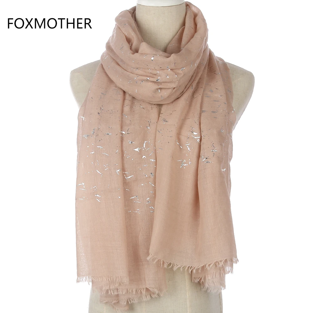 FOXMOTHER новый модный бренд розовый черный белый Фольга Серебряный граффити бахрома