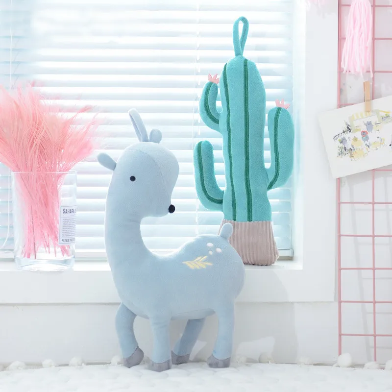 Медведь/альпака/олень/Кактус плюшевая игрушка милая кукла подушка мягкая