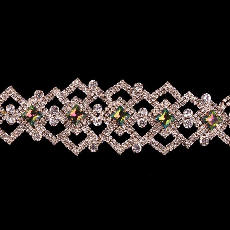 Fashion Choker Crystal Chocker Rhinestone Necklace Women Luxury Jewelry Accessories |