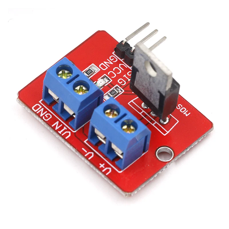 Верхняя кнопка Mosfet IRF520 модуль драйвера Mosfet для Arduino MCU ARM для Raspberry Pi 3,3 V-5 V IRF520 power MOS PWM затемняющий светодиодный