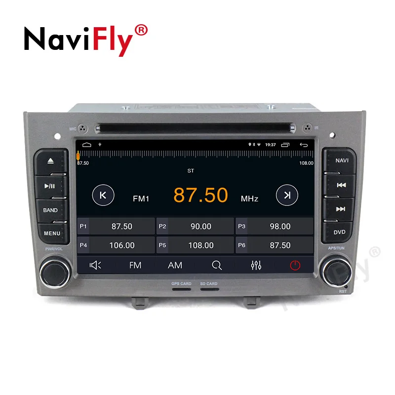 Автомобильный dvd Радио мультимедийный плеер Android 9 1 для peugeot 408 308 308SW gps навигация SWC