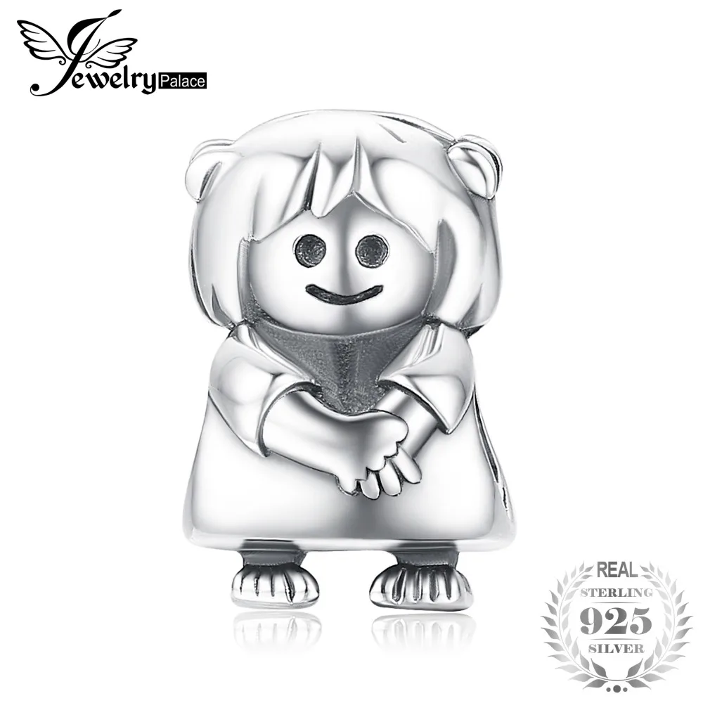 JewelryPalace милая девочка кукла подвески серебряные бусины 925 пробы для Для женщин