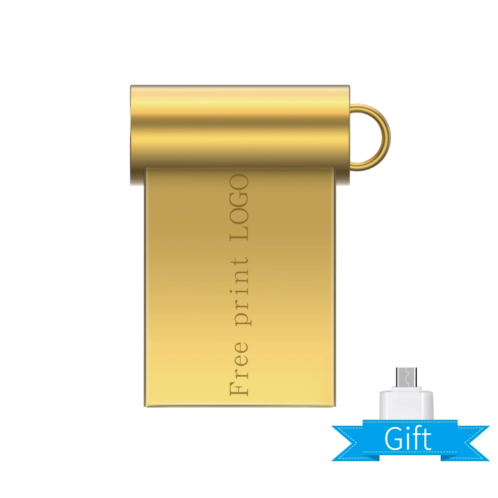 Free Custom Logo Флеш-накопитель Usb 2,0, 8 ГБ, 16 ГБ, 32 ГБ, 64 ГБ, 128 ГБ, u-диск, высокая скорость, металлическая карта памяти, супер мини-накопитель, бесплатный логотип на заказ - Цвет: Free Custom Logo
