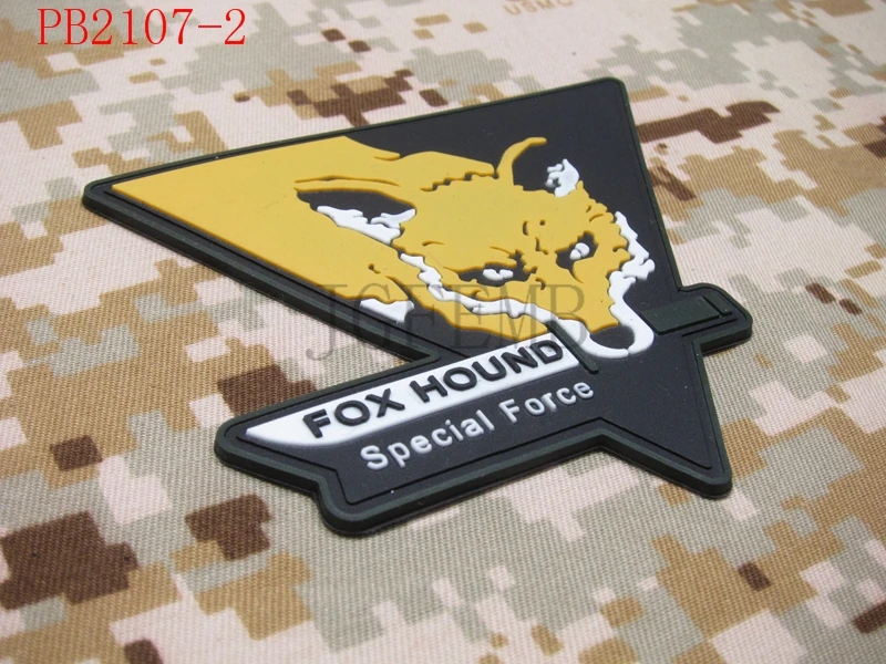 MGS с надписью «Fox Hound» группа специального назначения 3D накладка из ПВХ