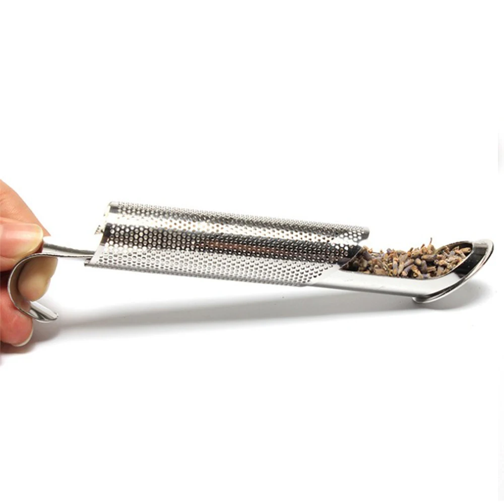 Stainless Steel Tea Infuser Pipe Design Strainer Steeper Reusable Bag Fine Mesh Filter for Loose Leaf Herbs Teaware | Дом и сад