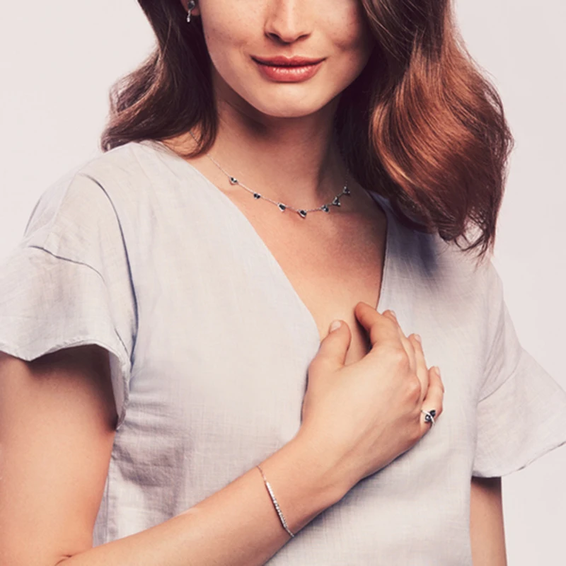 Геометрическая Имитация драгоценных камней голубое кольцо женские ювелирные