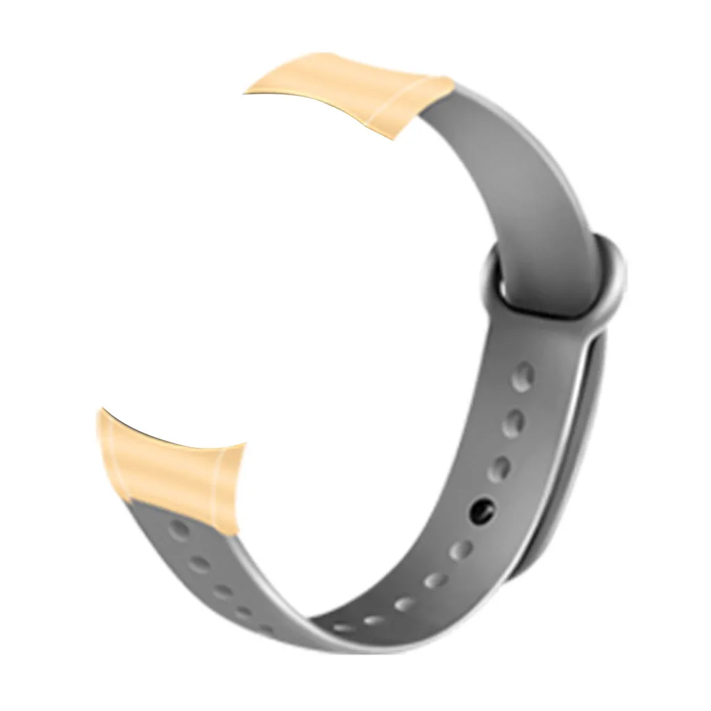 Силиконовый ремешок для наручных часов из розового золота монохромный сменный