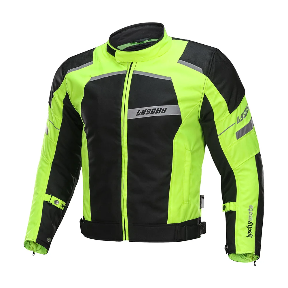 Летняя зимняя деtechable Водонепроницаемая мотоциклетная куртка LYSCHY дышащая