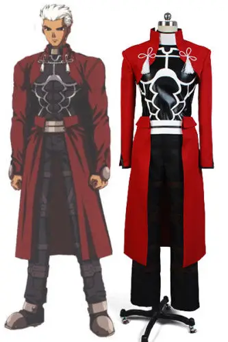 Аниме Fate/Stay Night красный Арчер Косплэй неограниченное лезвие работает красное
