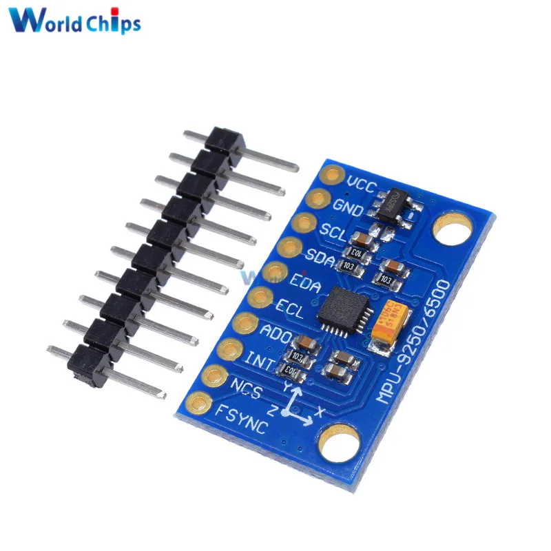 Φ SPI IIC/I2C MPU9250 GY 9250 9 осевое отношение + гироскоп акселератор магнитометр сенсорный