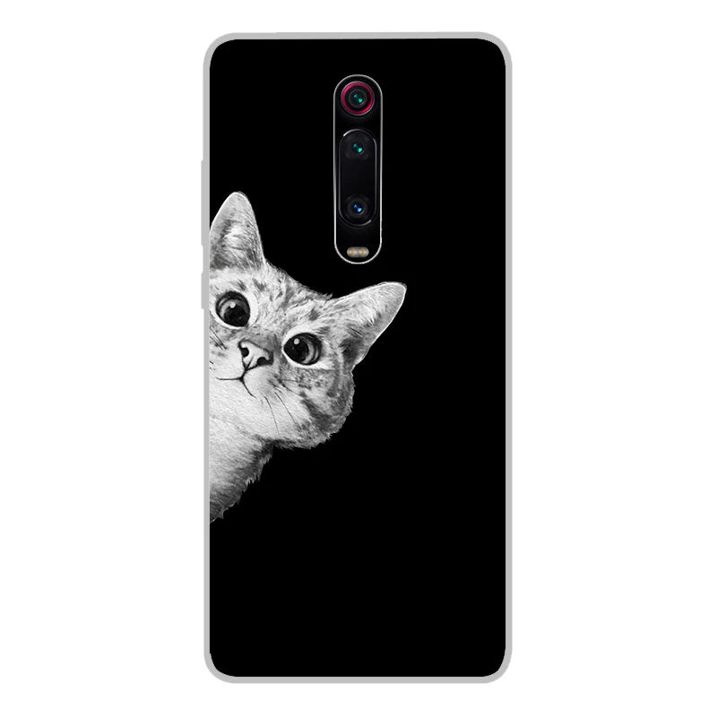 Милый чехол для xiaomi redmi k20 pro 6 39 дюймов мягкая задняя крышка Подарочный ремешок K20 Mi