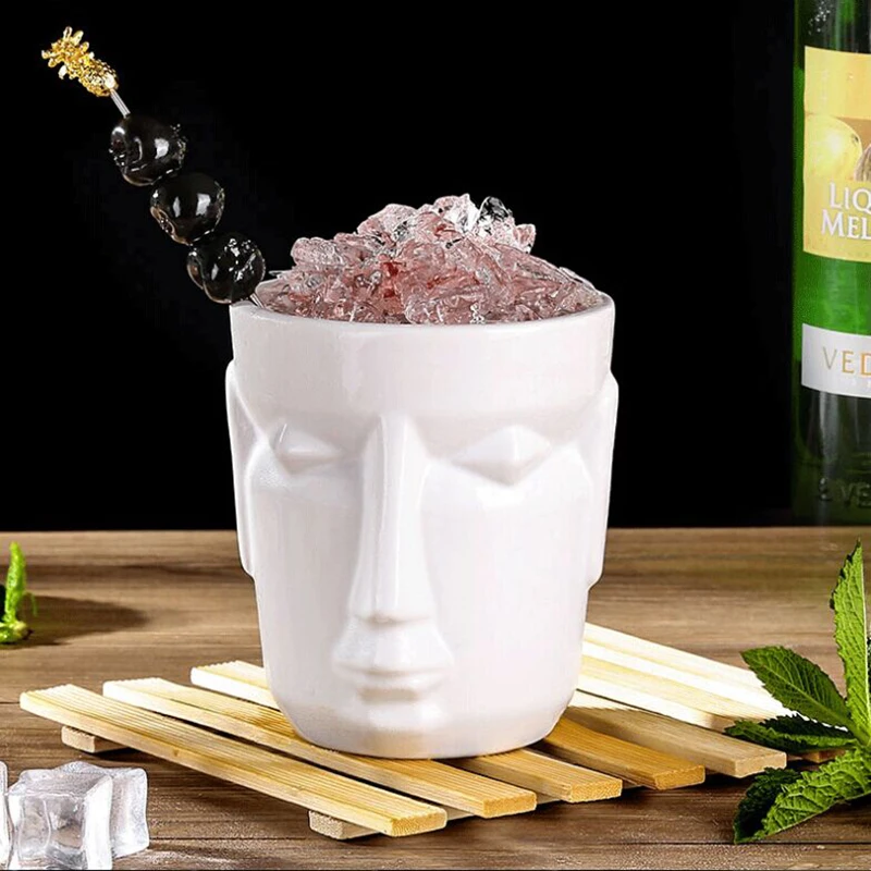 Белая кружка Tiki beauty посуда кружки для коктейлей пивная чашка вина художественная