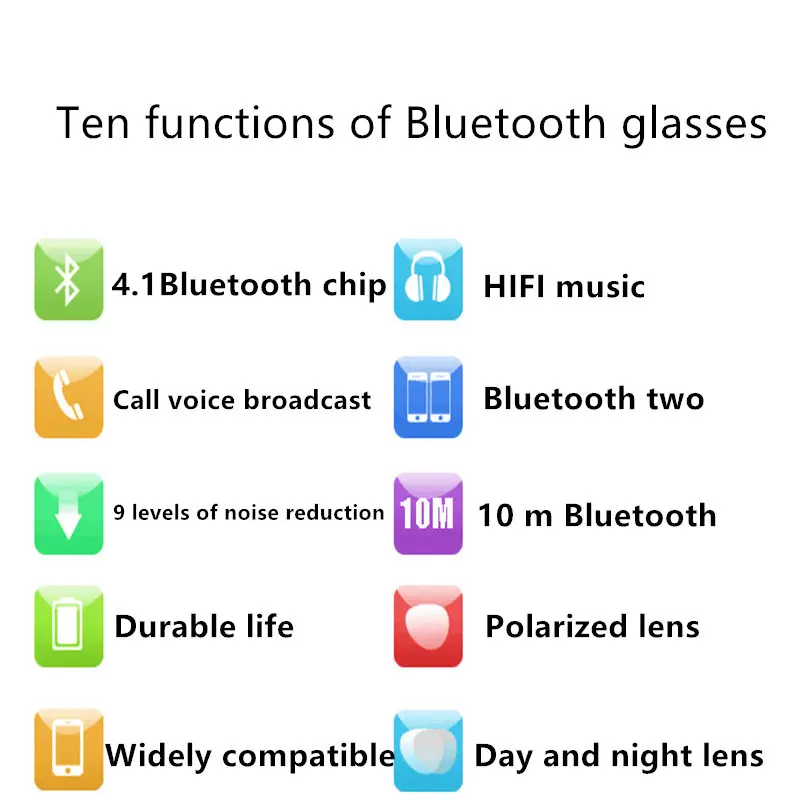 Стерео гарнитура Bluetooth очки наушники для верховой езды спортивные