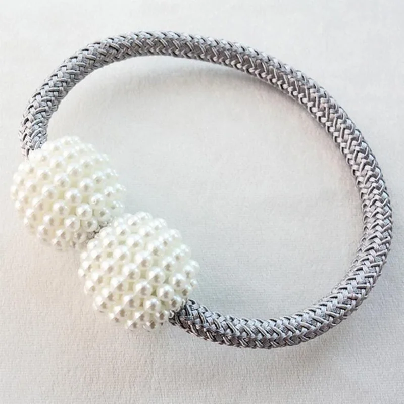 Жемчужные магнитные держатели для шаров на шнуровке висячая пряжка завязка