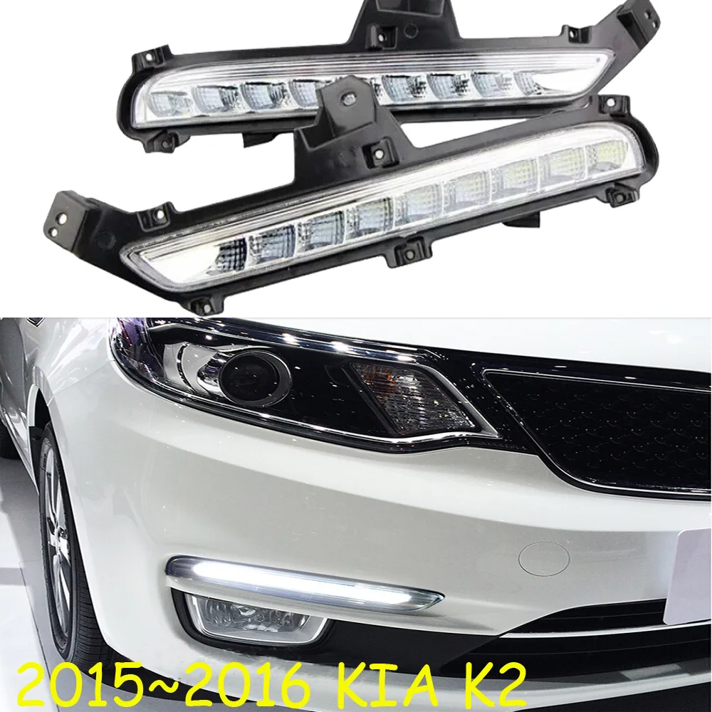 2015 2016 год дневная лампа K2 rio светодиодный противотуманные фары k2 ceed k3cerato Spectra Soul