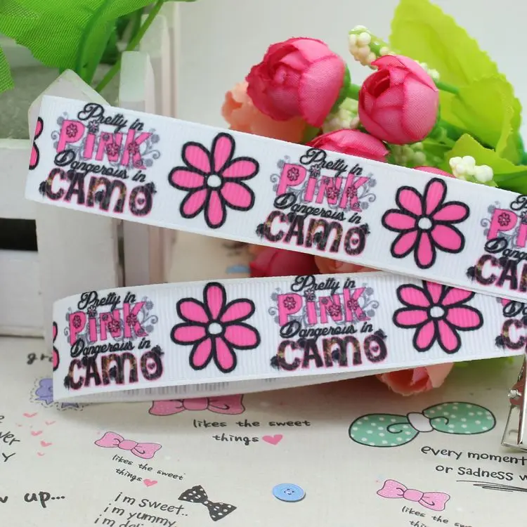 Бант из ленты с принтом медсестры и рака 7/8 дюйма бесплатная доставка украшение