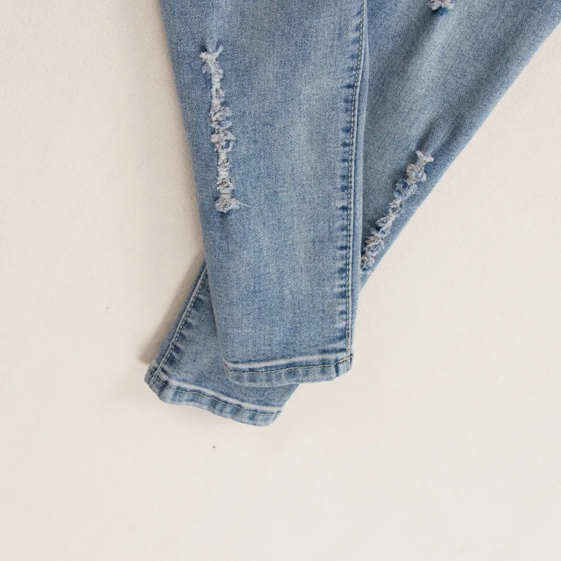 

Maternity Denim Pant Maternity Elastic Jeans Trousers Comfortable For Pregnant Women Capri pants Tight trousers