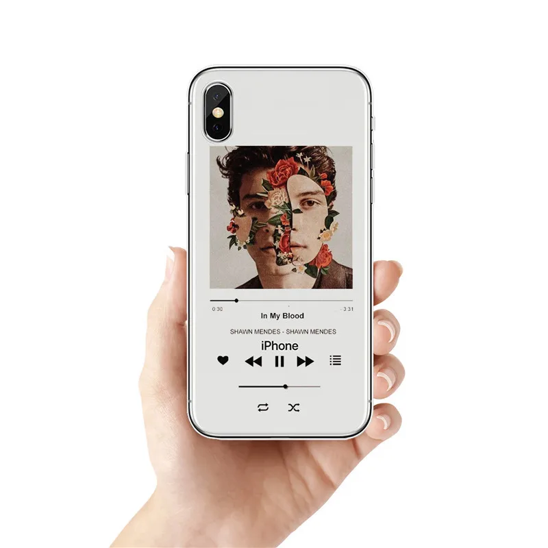Шон Мендес в моей крови Молодежные caso de телефоны para o iphone X XR XS Max 8 7 6S плюс 5S Чехлы