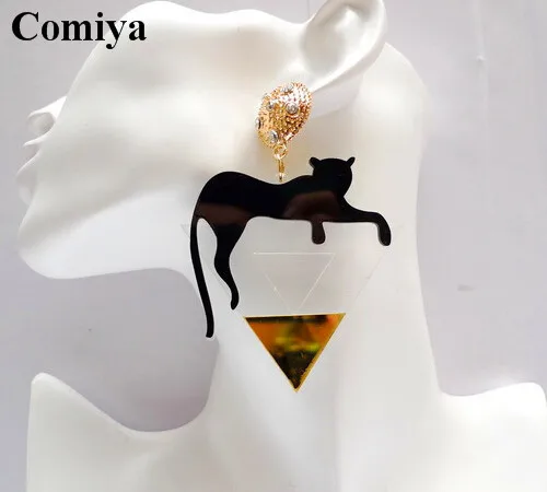 Летнее прозрачное леопардовое украшение Comiya в стиле панк оптом | Украшения и