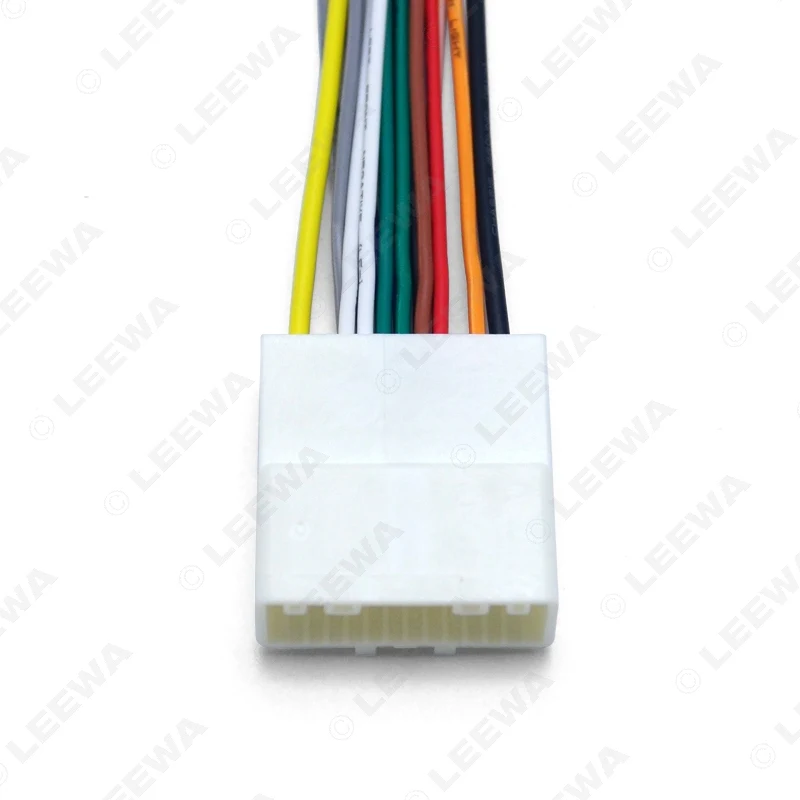 LEEWA 10 шт. 15Pin автомобильный аудио стерео жгут проводов адаптер для Nissan/Subaru/Infiniti