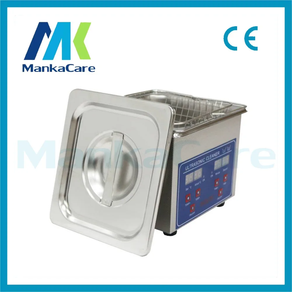 High Power Dental Stainless Steel 1.3L Ultrasonic Cleaner Cleaning Machine Digital Heated Cleaning Machine