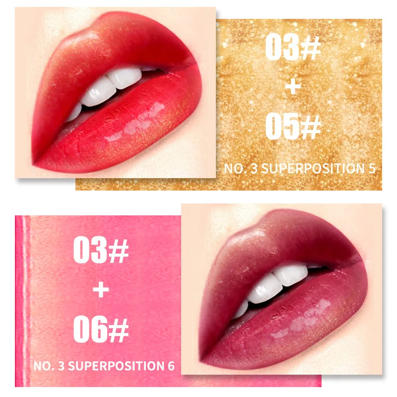 Kissbeauty, 6 цветов, Увлажняющая губная помада, ручка, Золотая помада, легко носить, Питательная, долговечная, водостойкая, не оставляющая следов, 1 шт