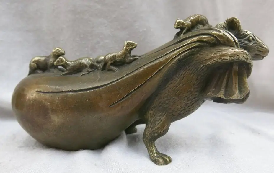 Китайская латунная медная статуя фэн-шуй | Дом и сад