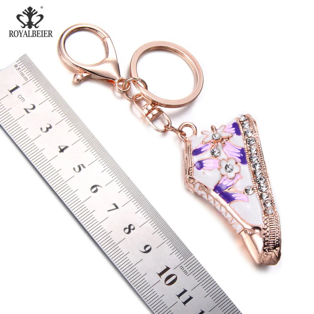 ROYALBEIER 3 шт./лот изысканный прекрасный брелок с красной божьей коровкой для женщин