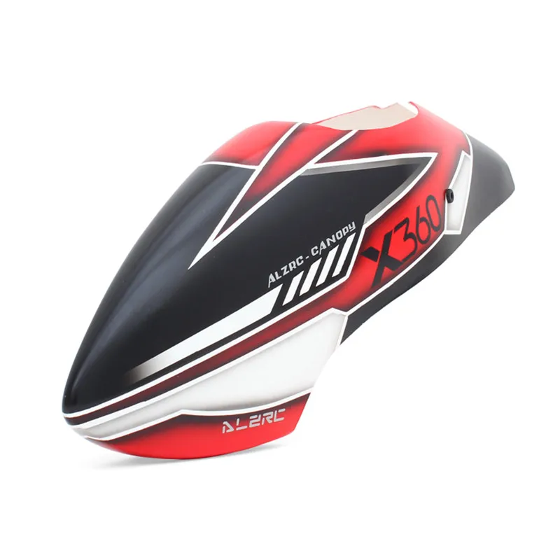 ALZRC Devil X360 стекловолокно живопись красный навес RC вертолет части подходят GAUI X3 19