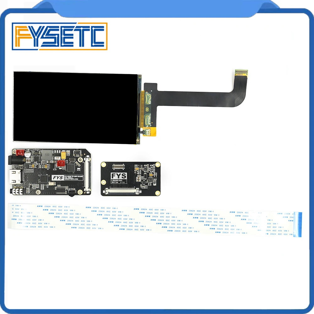

5.5 inch 2k LCD Module LCD Screen Display and HDMI-MIPI Driver Board Replacement For Wanhao Duplicator 7 3D Printer VR Glass