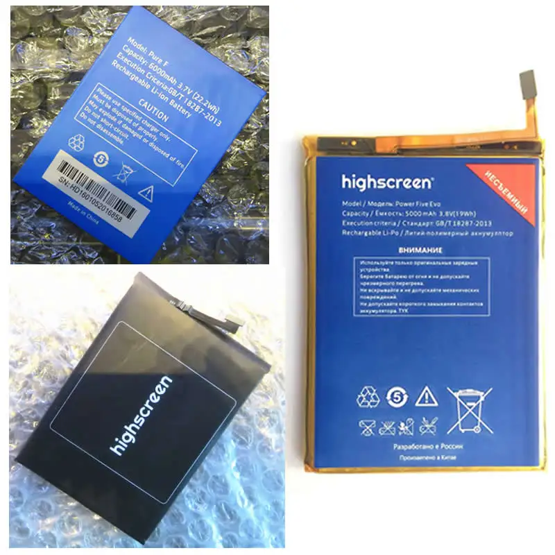 Highscreen Pure F Boost2 power Five Аккумулятор для Evo/Five Pro Аккумуляторы мобильных телефонов +