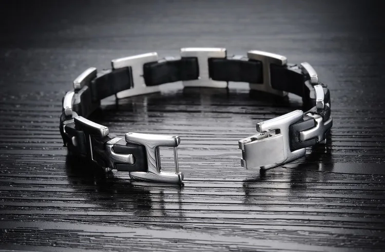 Браслет и браслеты из нержавеющей стали длина 21 см ширина 12 мм|stainless jewelry|steel bracelet