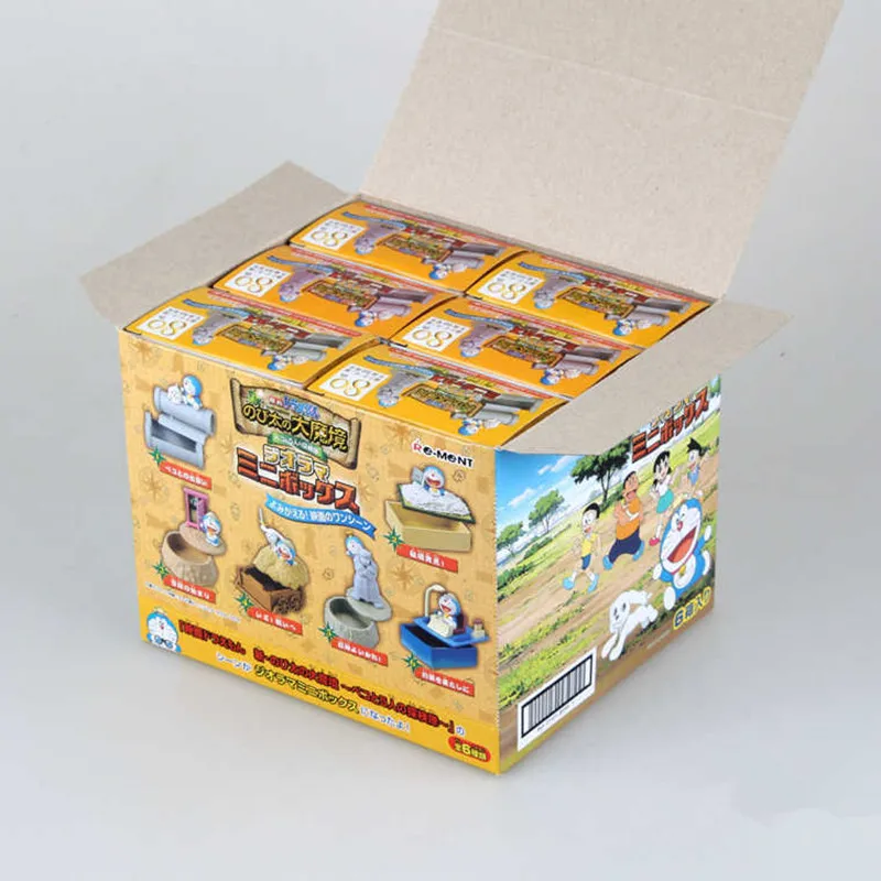 Doraemon Nobi Nobita в магия земли PVC фигурки коллекционная модель игрушки 6 шт./компл. см