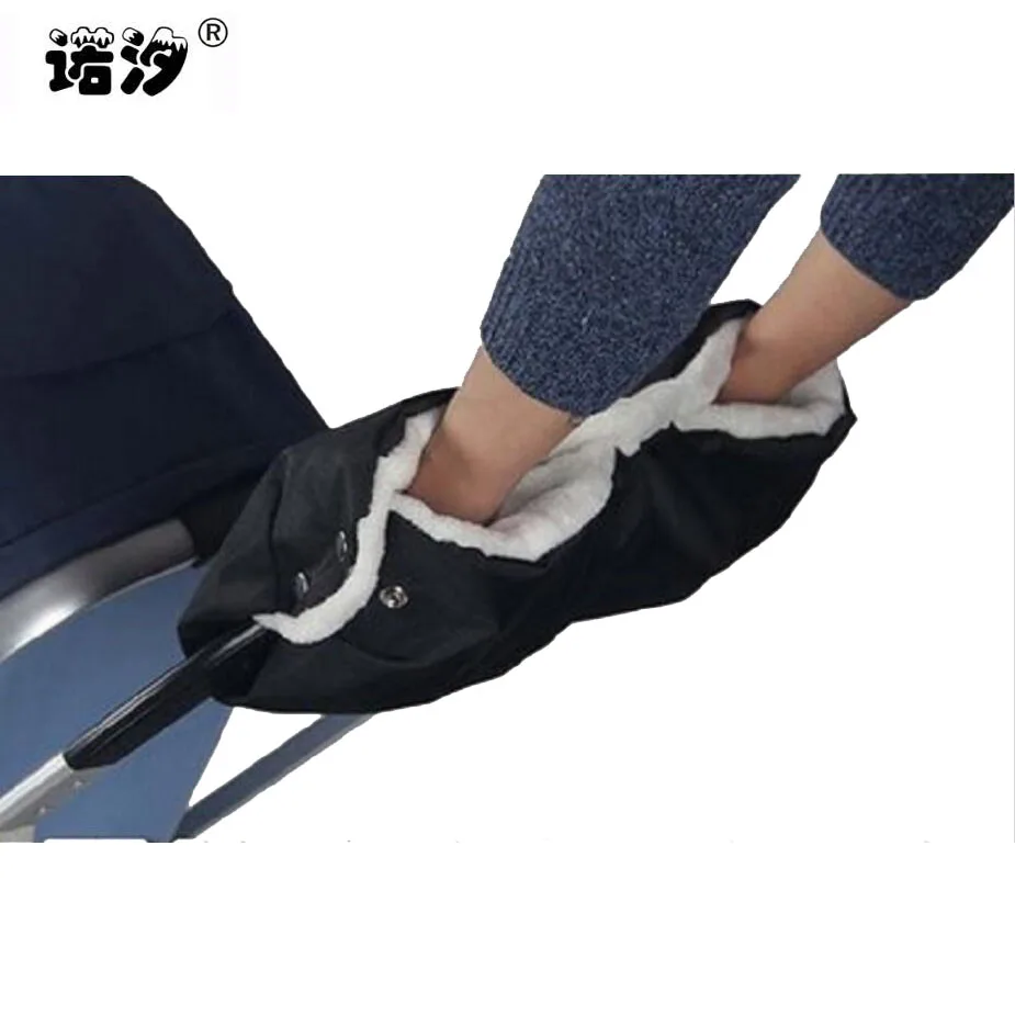 Зимняя муфта для рук детской коляски детская коляска теплый меховой флисовый